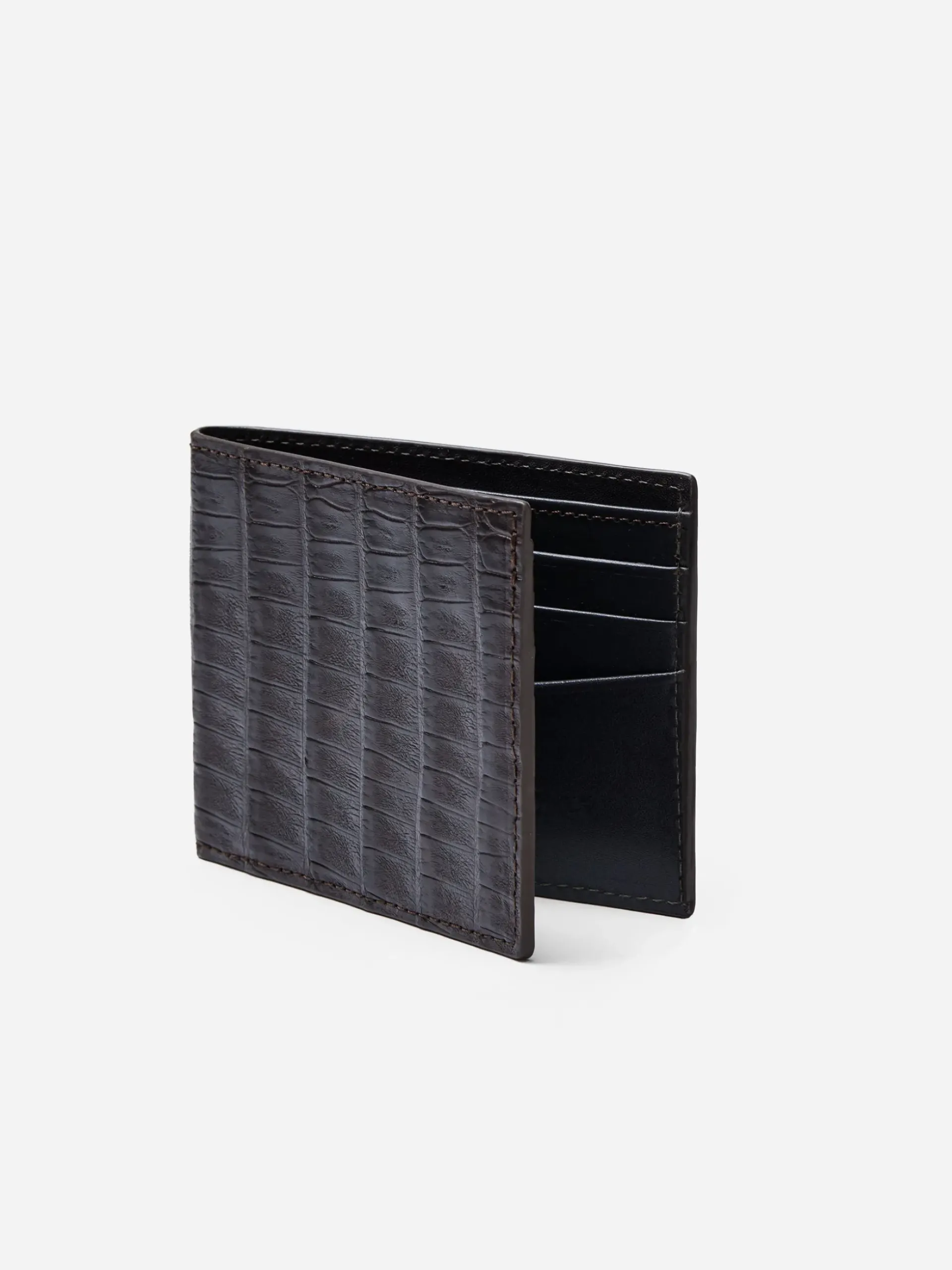 J.McLaughlin Genuine Crocodile Wallet Cigar Online