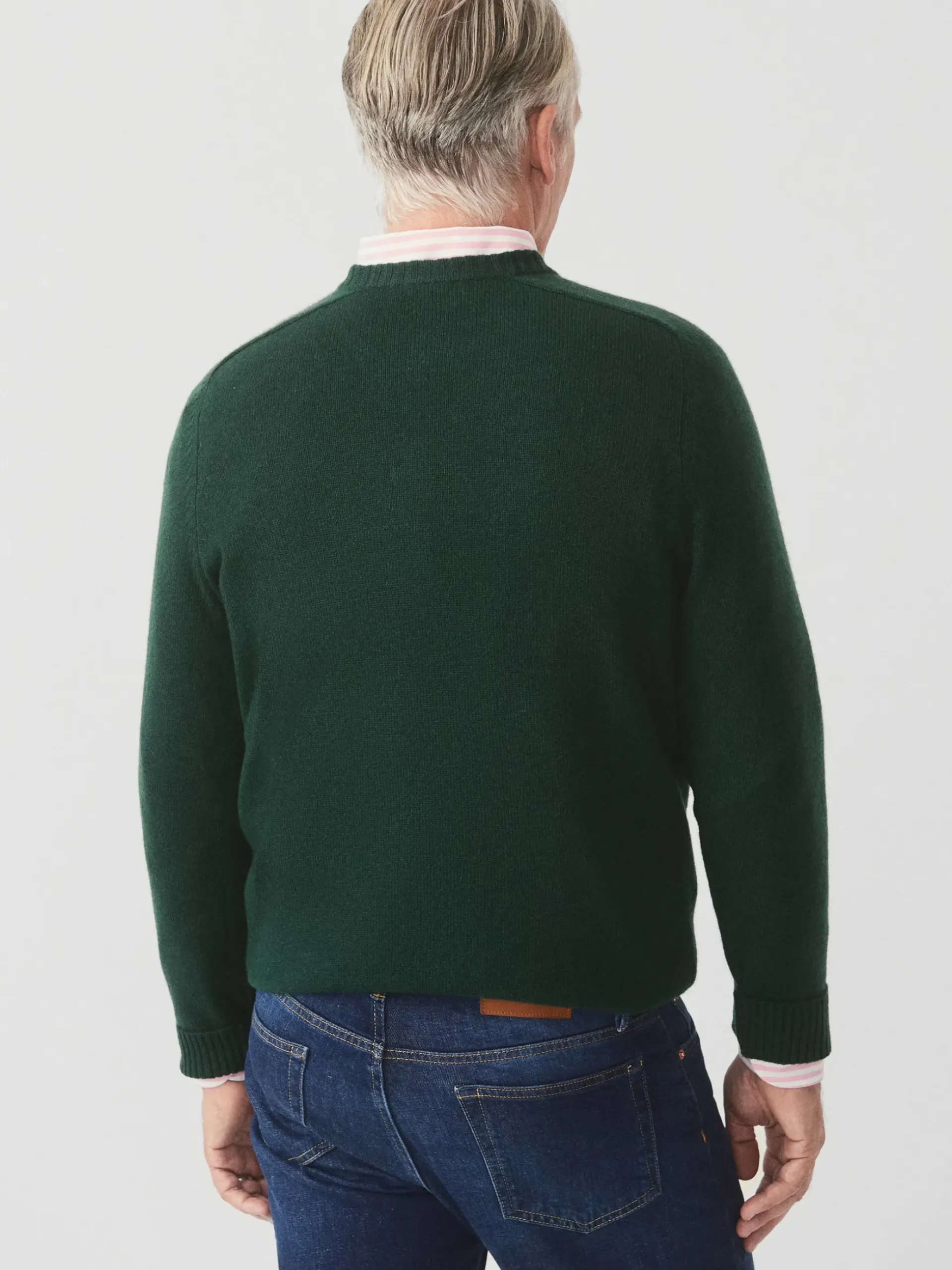 J.McLaughlin Gordon Cashmere Sweater BottleGreen Best