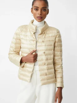 J.McLaughlin Hayes Puffer Jacket Champagne Hot