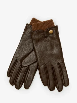 J.McLaughlin 2 in 1 Leather Gloves Cognac Outlet