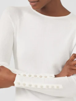 J.McLaughlin Jamey Sweater White Hot
