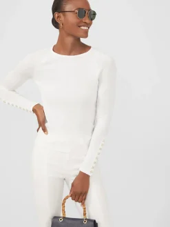 J.McLaughlin Jamey Sweater White Hot