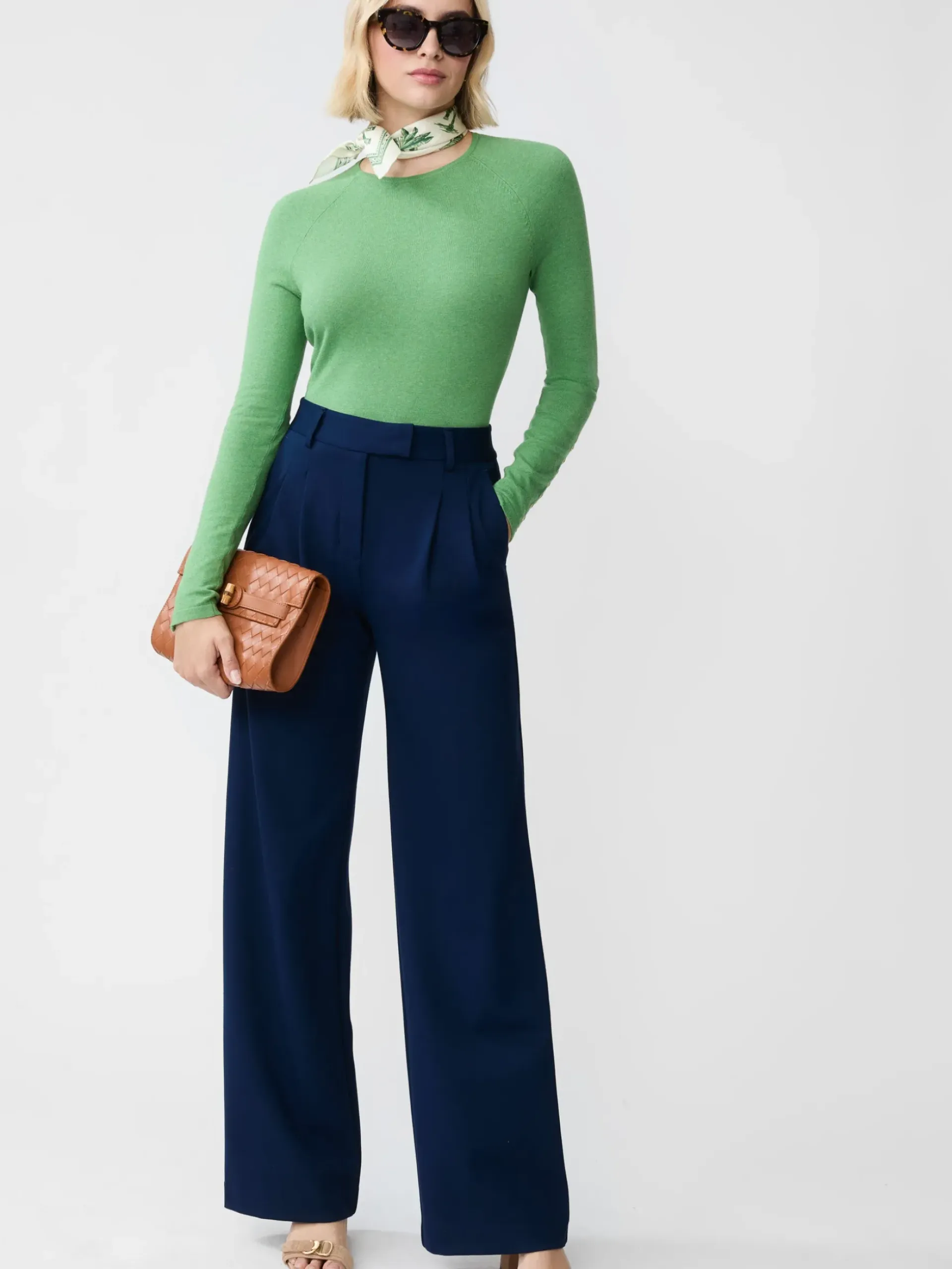 J.McLaughlin Jamey Sweater LightHeatherGreen Online