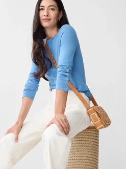 J.McLaughlin Jamey Sweater LightChambray Hot