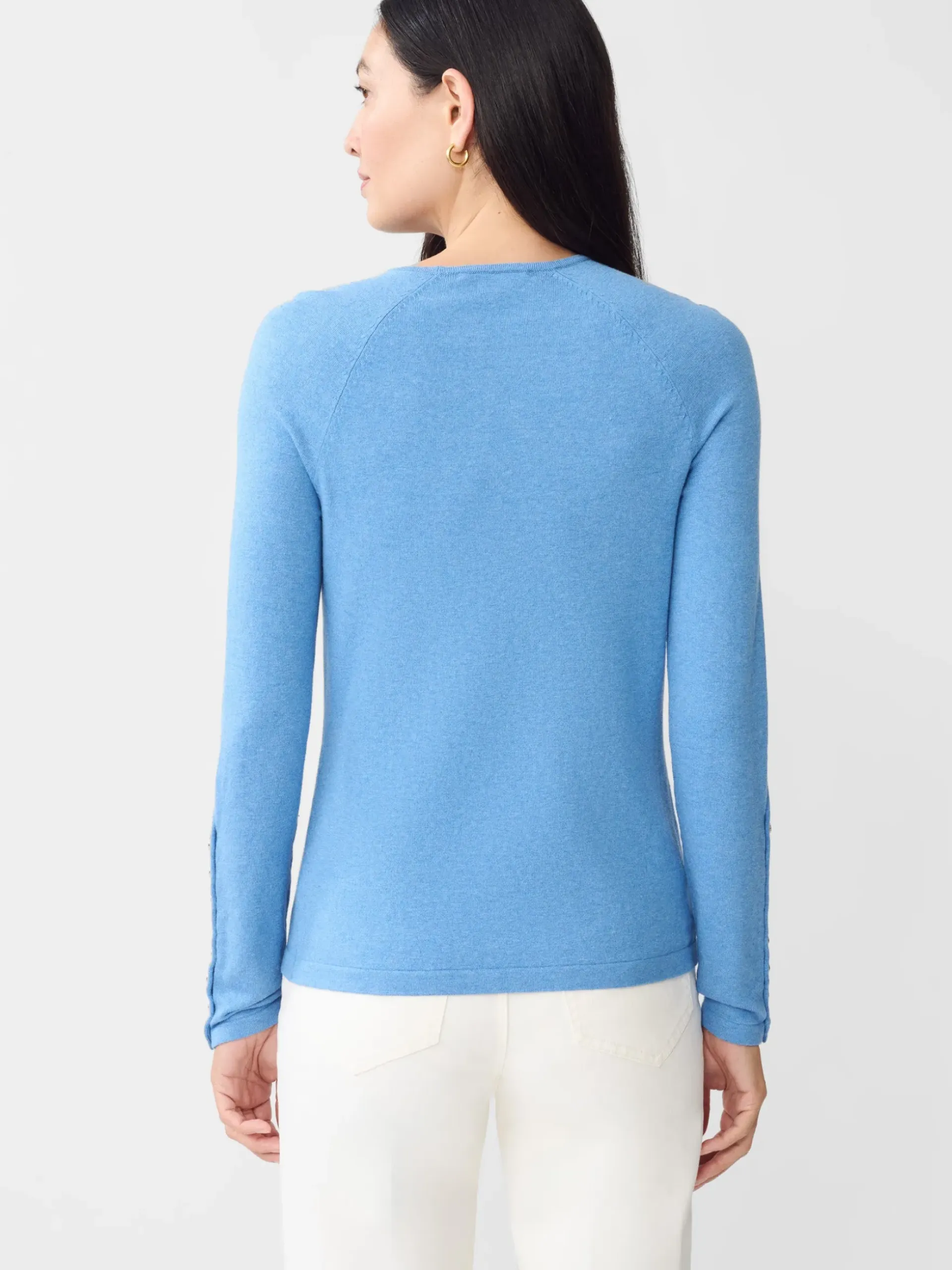 J.McLaughlin Jamey Sweater LightChambray Hot
