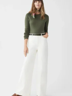J.McLaughlin Jamey Sweater OliveGreen Clearance