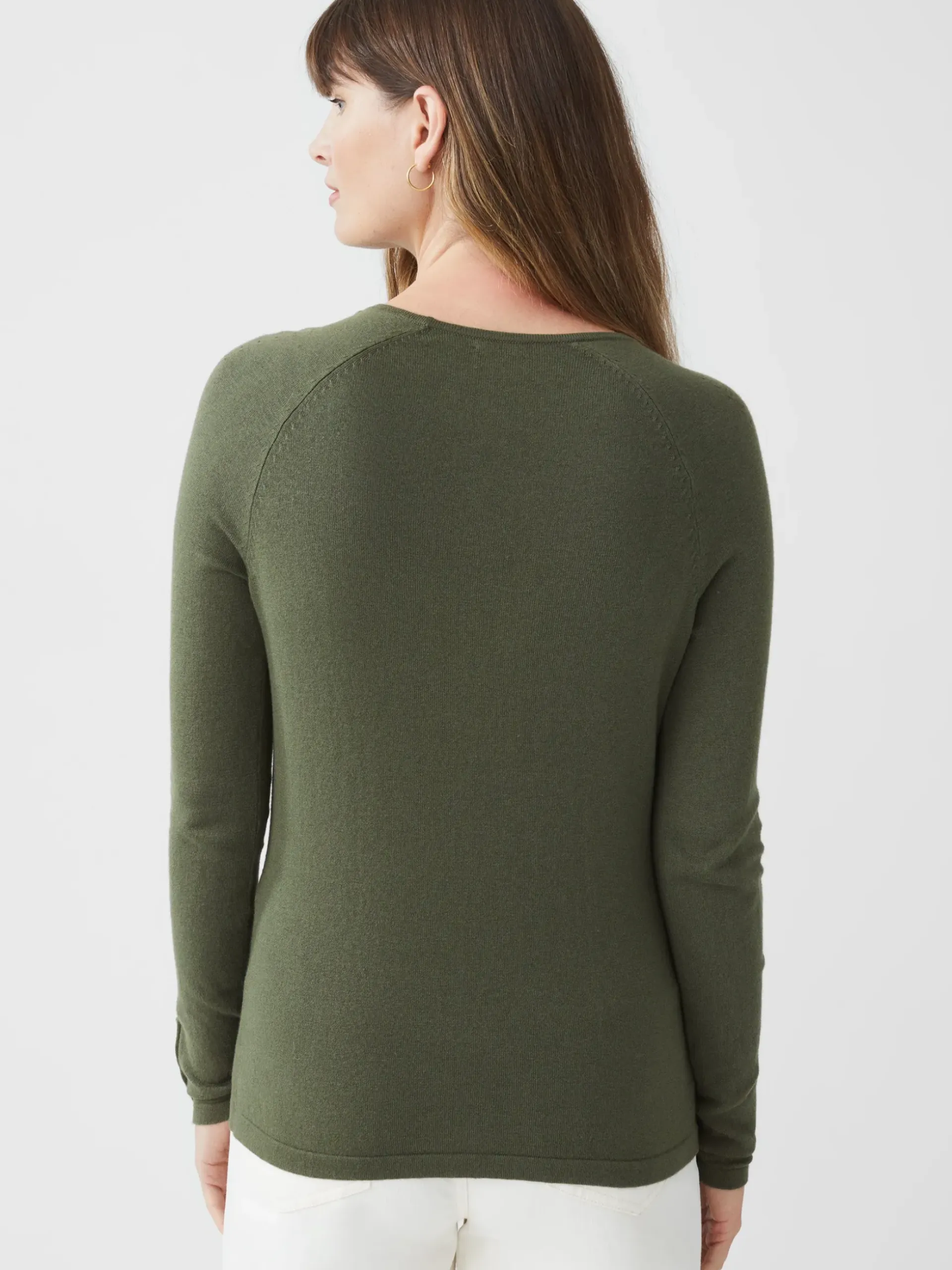 J.McLaughlin Jamey Sweater OliveGreen Clearance