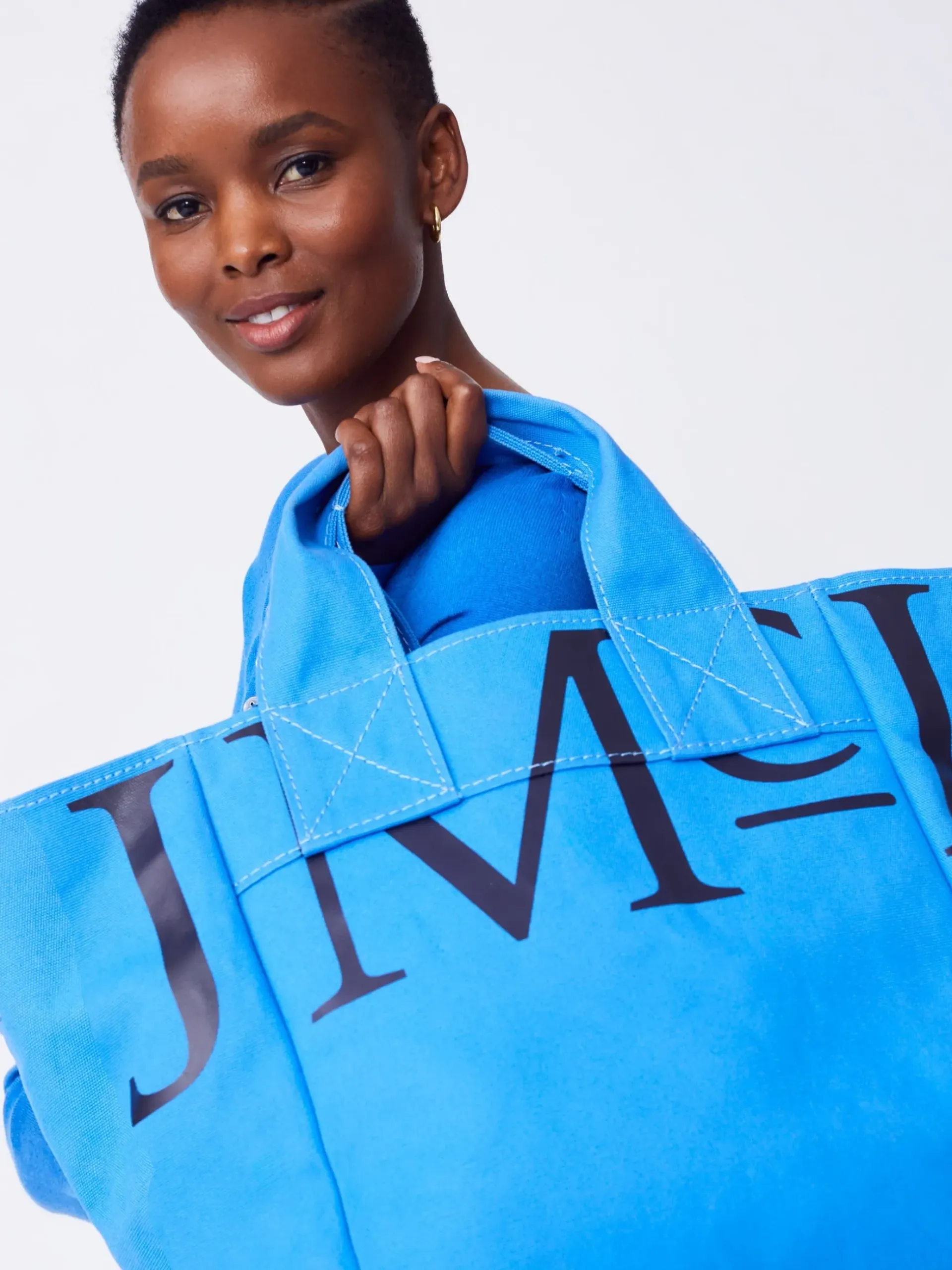 J.McLaughlin Logo Tote Bag JMCBlue Hot