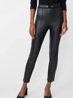 J.McLaughlin Jules Vegan Leather Leggings Black New