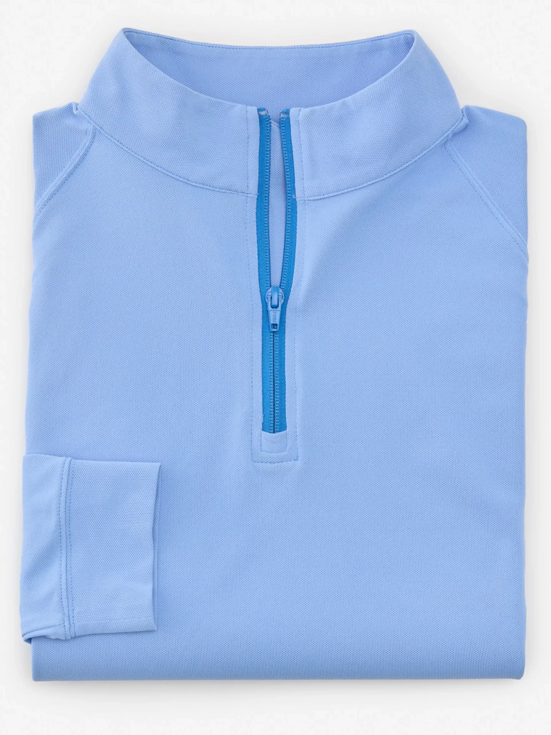 J.McLaughlin Kosta Performance 1/2 Zip Periwinkle New