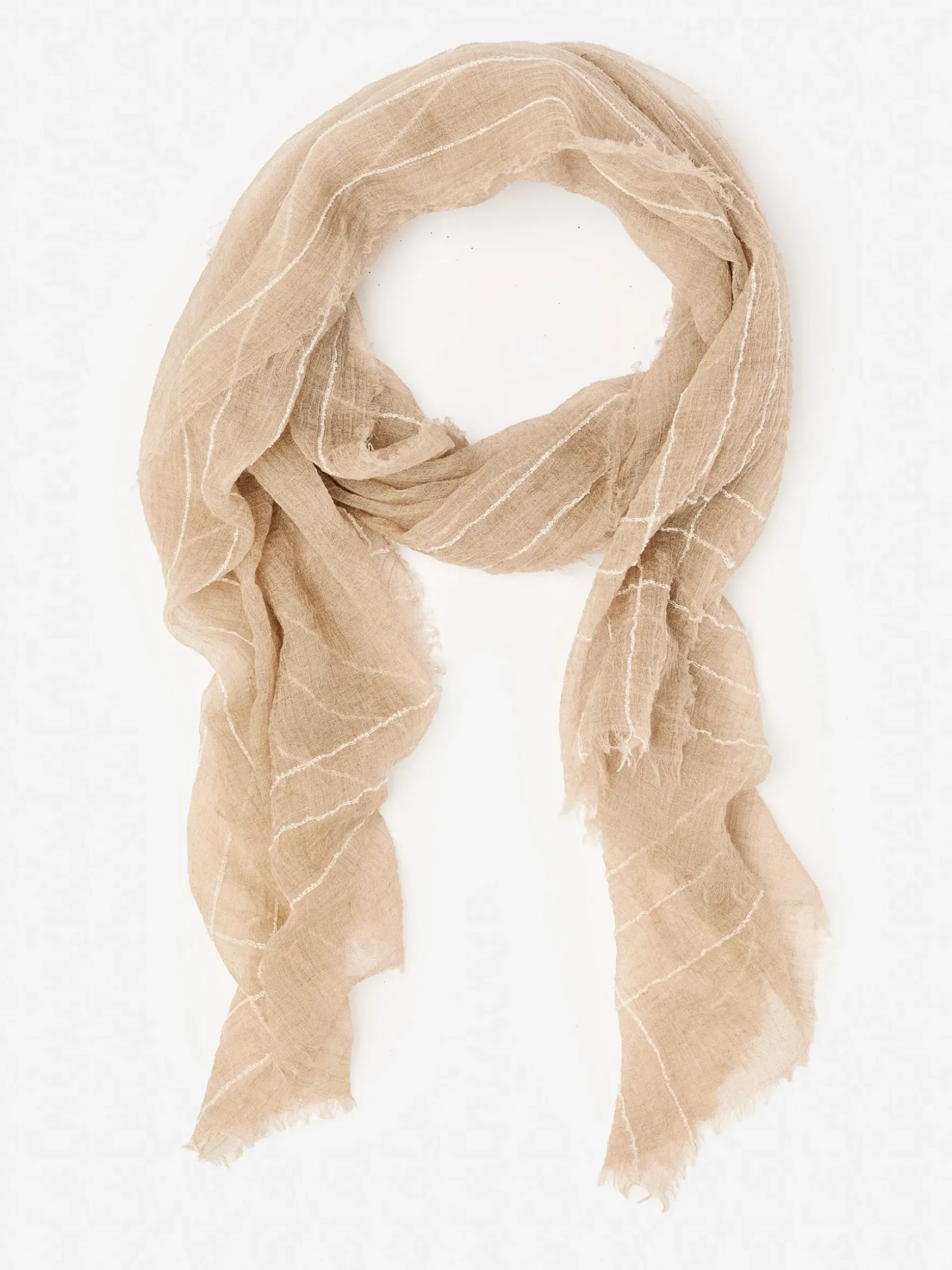 J.McLaughlin Lawton Cashmere Scarf Taupe Sale