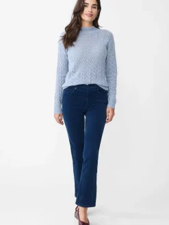J.McLaughlin Lenni Velvet Jeans DeepSapphire Discount