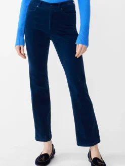 J.McLaughlin Lenni Velvet Jeans DeepSapphire Discount