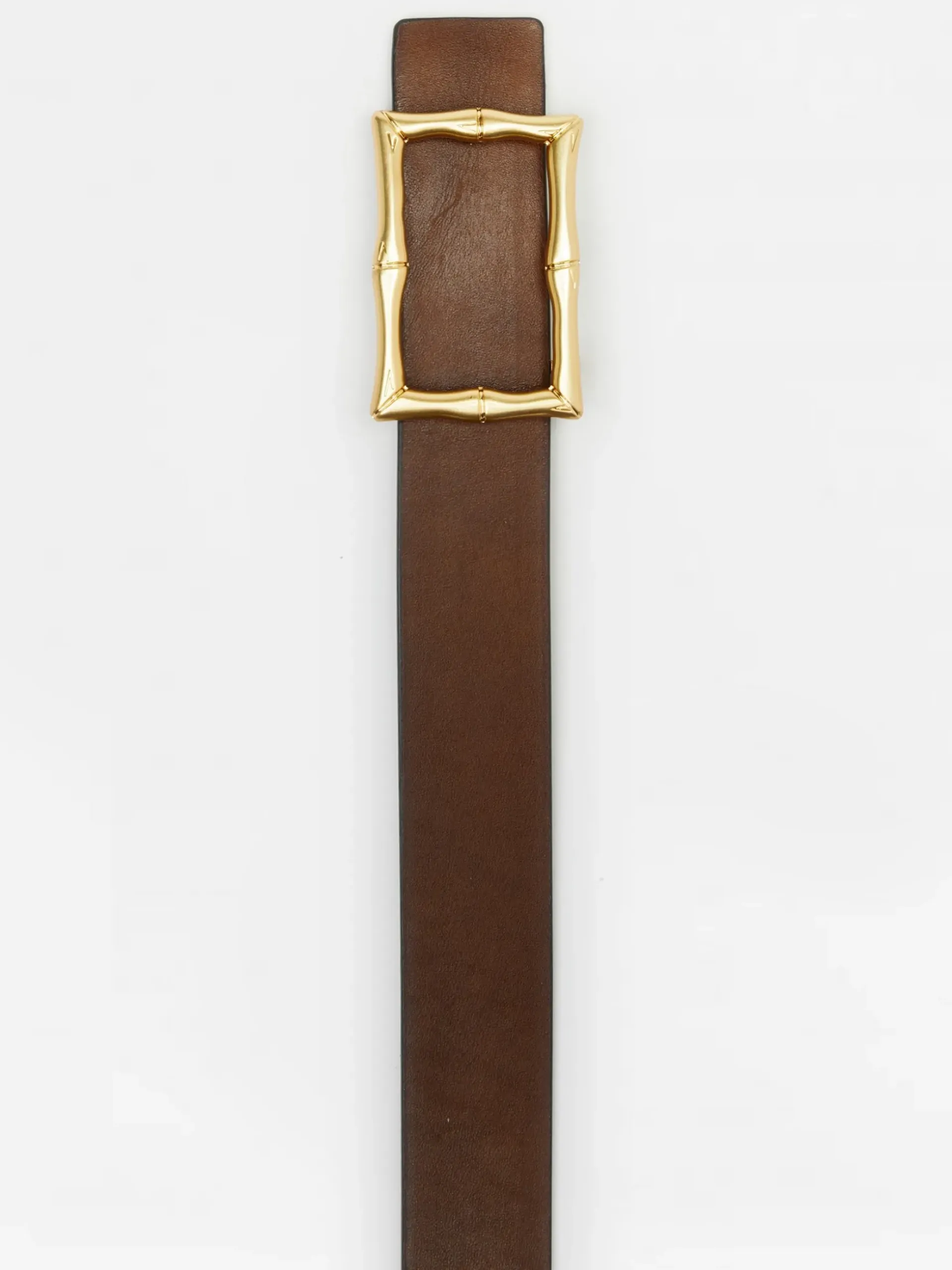 J.McLaughlin Lina Reversible Leather Belt Black/Cork Hot