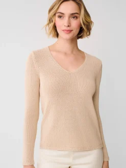 J.McLaughlin Ludlow Sweater Sand Hot