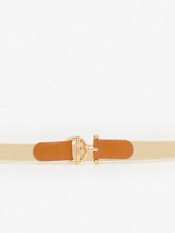 J.McLaughlin Marais Belt Khaki/Vachetta New