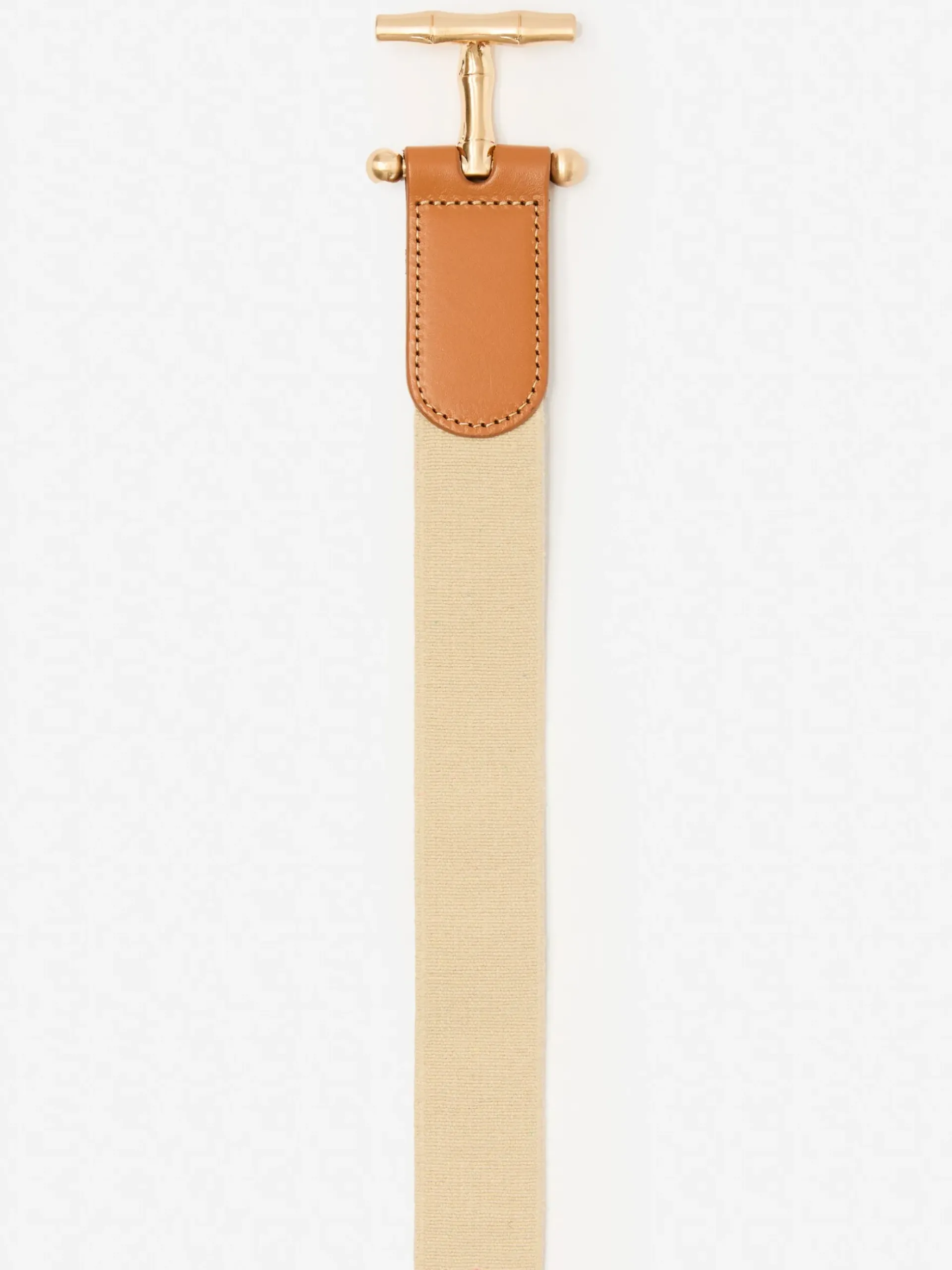 J.McLaughlin Marais Belt Khaki/Vachetta New