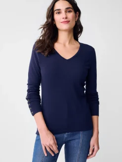 J.McLaughlin Marnie Sweater Navy Hot