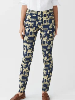J.McLaughlin Masie Pants in Desert Toile Navy/Tan Sale