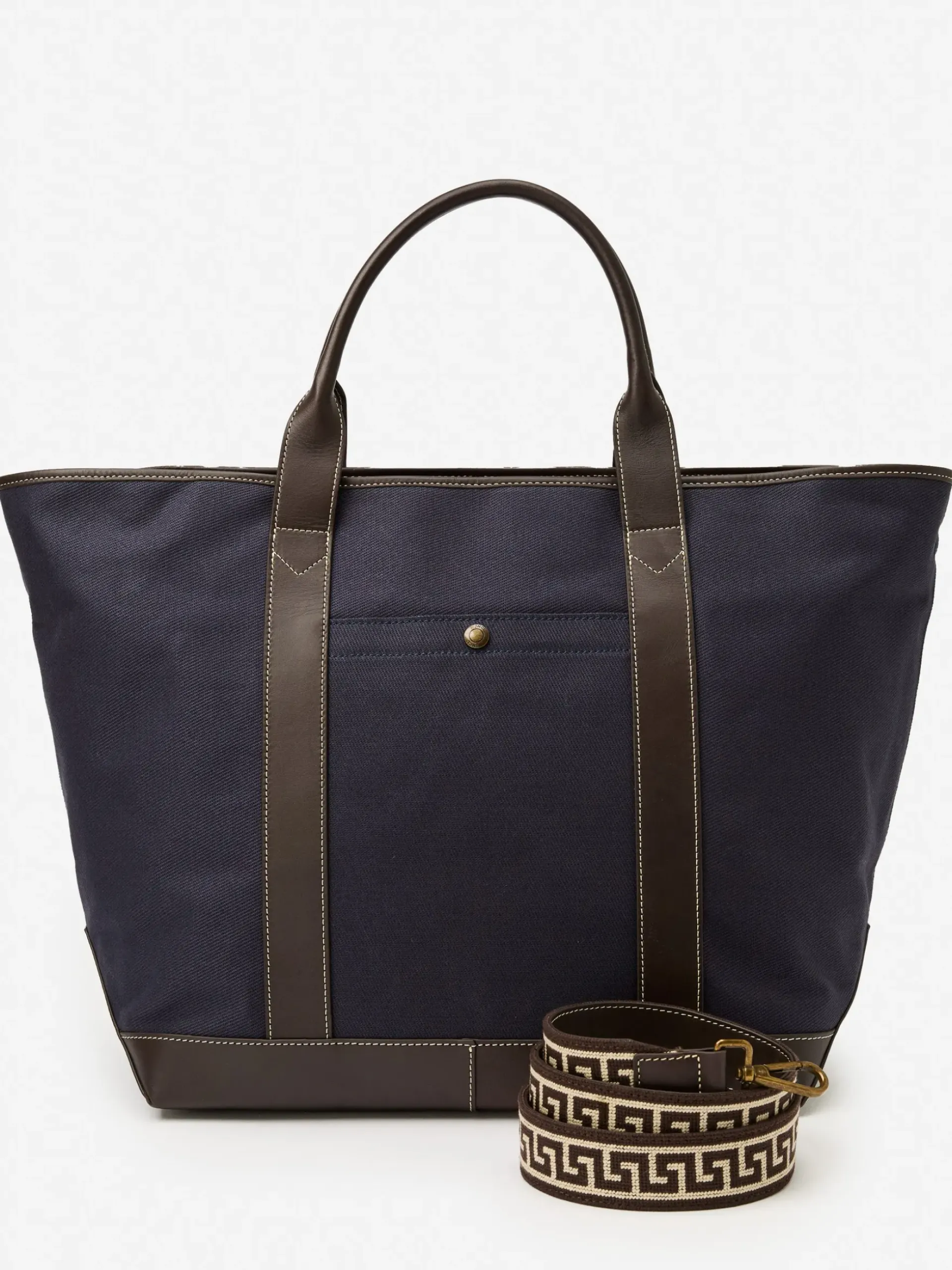J.McLaughlin Men's Everyday Tote Bag Navy Best