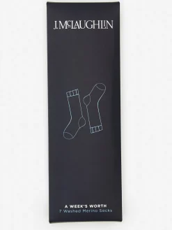 J.McLaughlin Men's Wool Sock Box Multi Sale