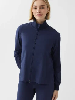 J.McLaughlin Mikaela Performance Jacket Navy Fashion
