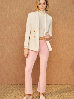 J.McLaughlin Milburn Velvet Jeans BlushPink Fashion