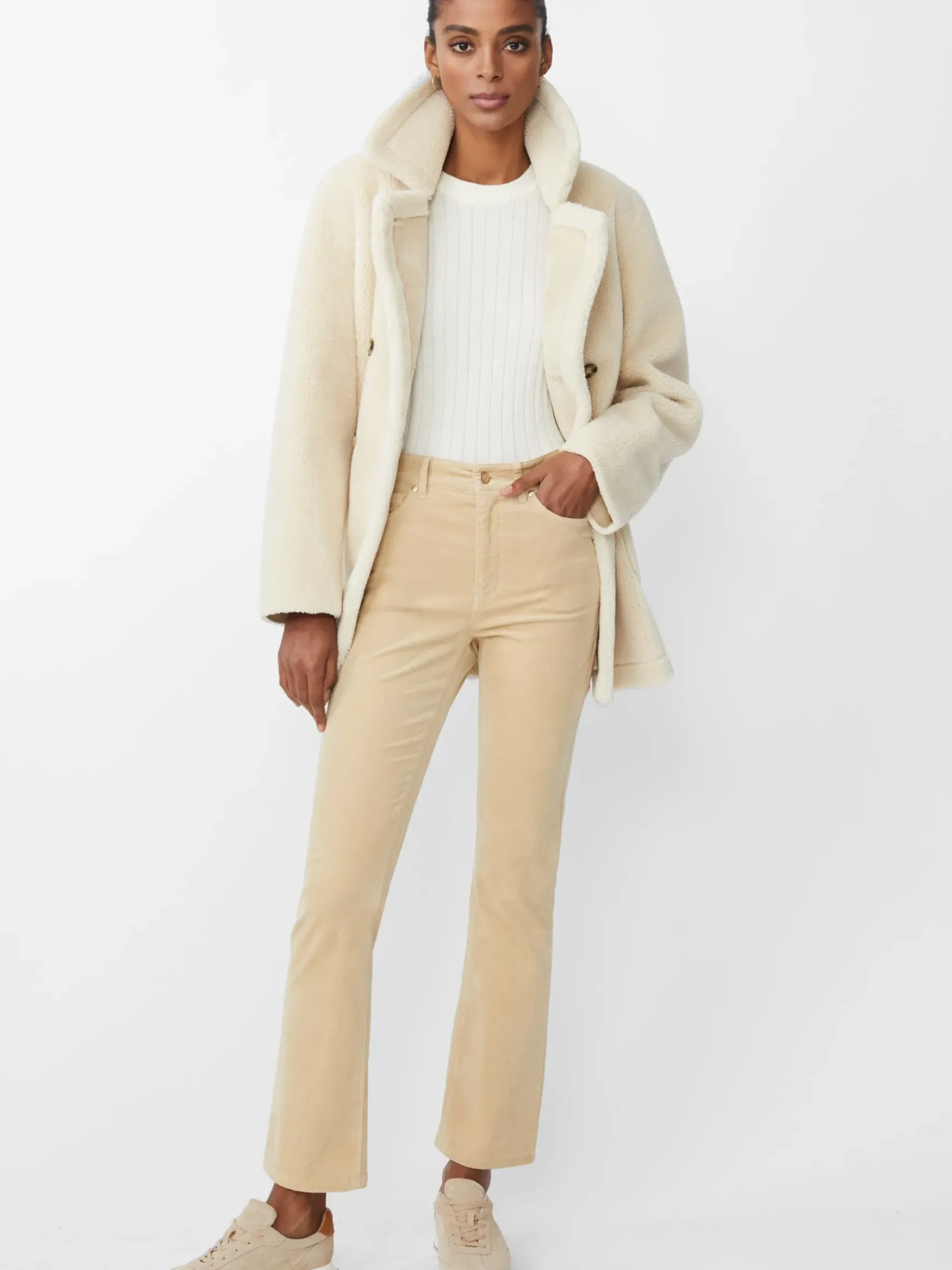 J.McLaughlin Milburn Velvet Jeans Tan Fashion