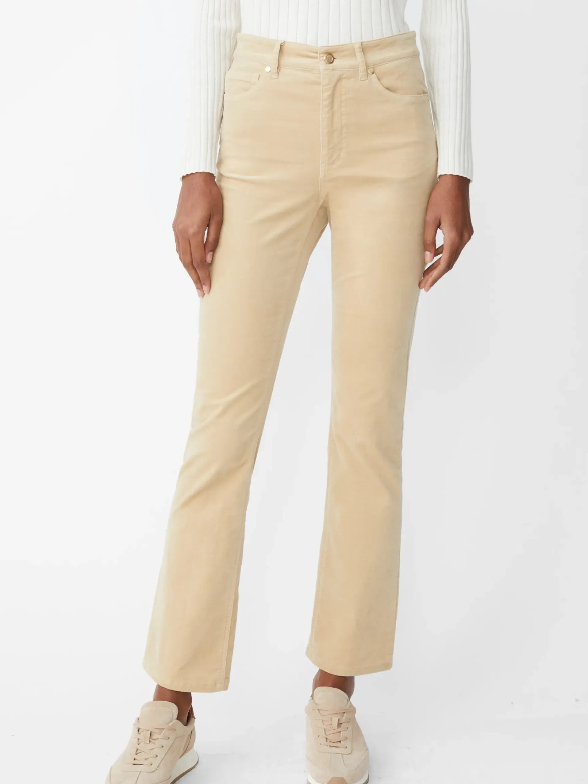 J.McLaughlin Milburn Velvet Jeans Tan Fashion