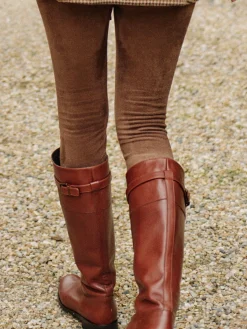 J.McLaughlin Millbrook Leather Boots Brown Outlet