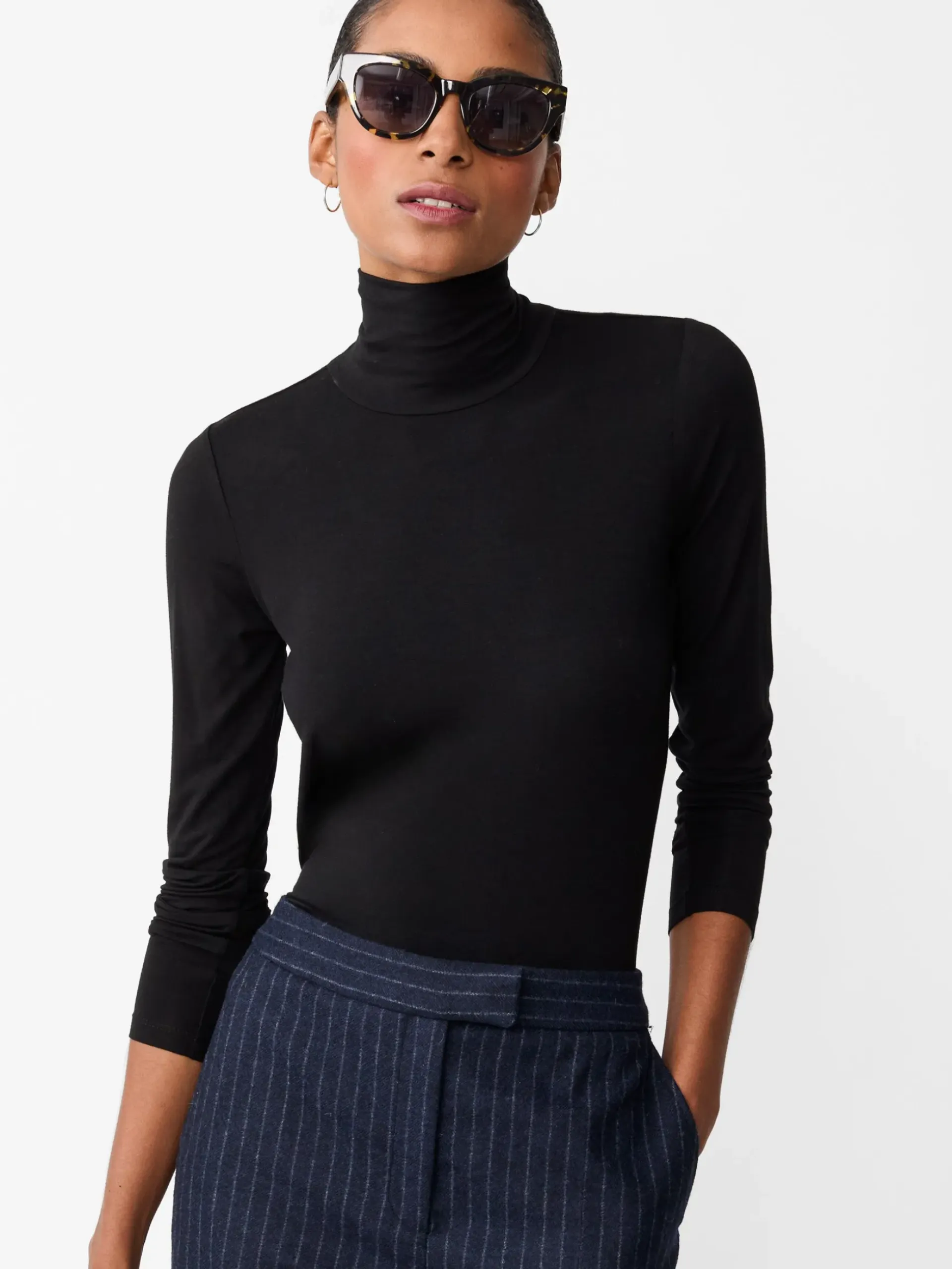 J.McLaughlin Nadia Turtleneck Black Discount