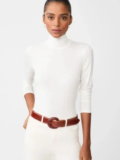 J.McLaughlin Nadia Turtleneck OffWhite Fashion