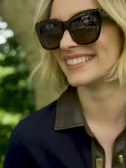 J.McLaughlin Nanette Sunglasses in Tortoise Green Best