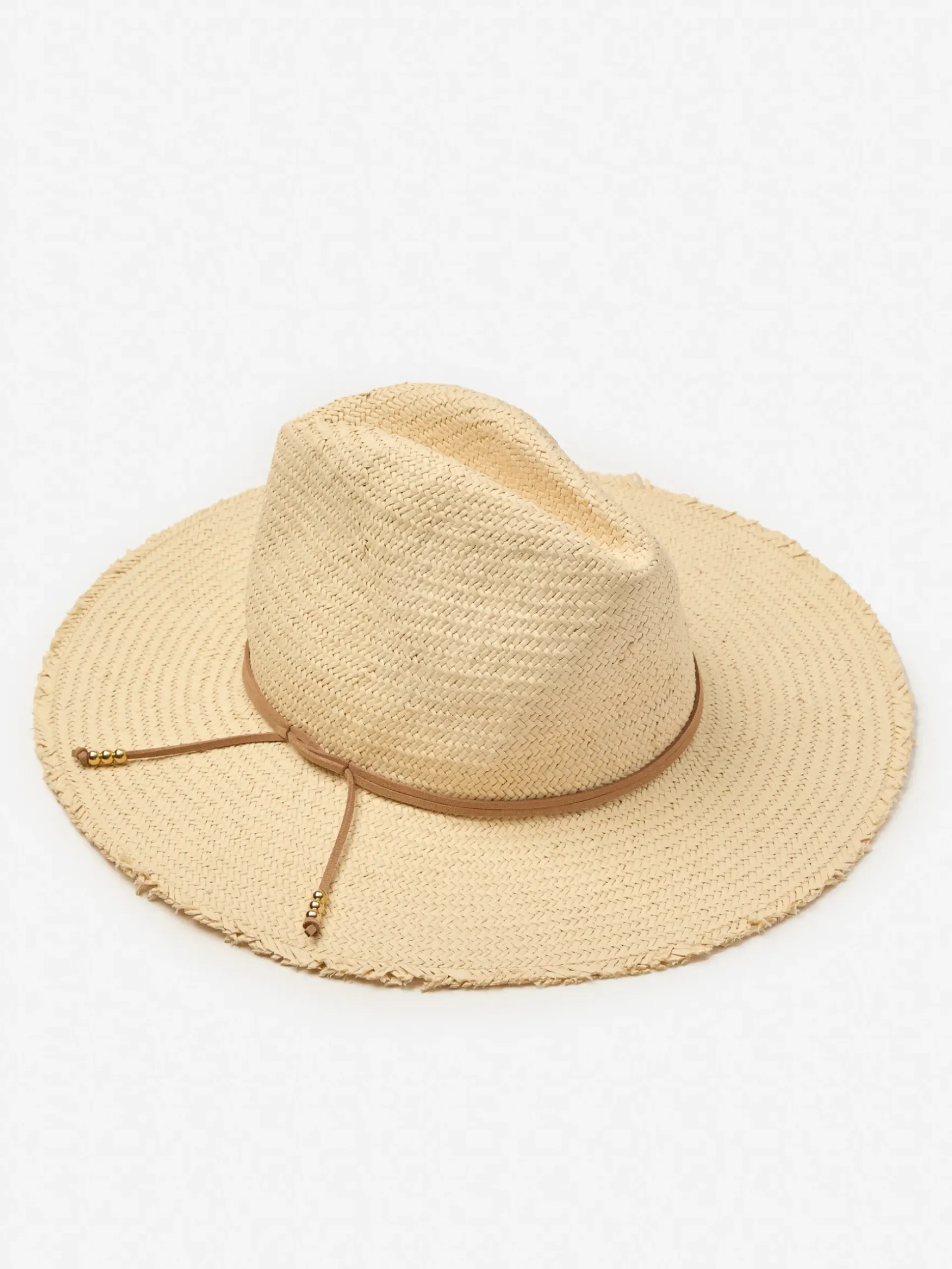 J.McLaughlin Offshore Straw Hat Natural Clearance