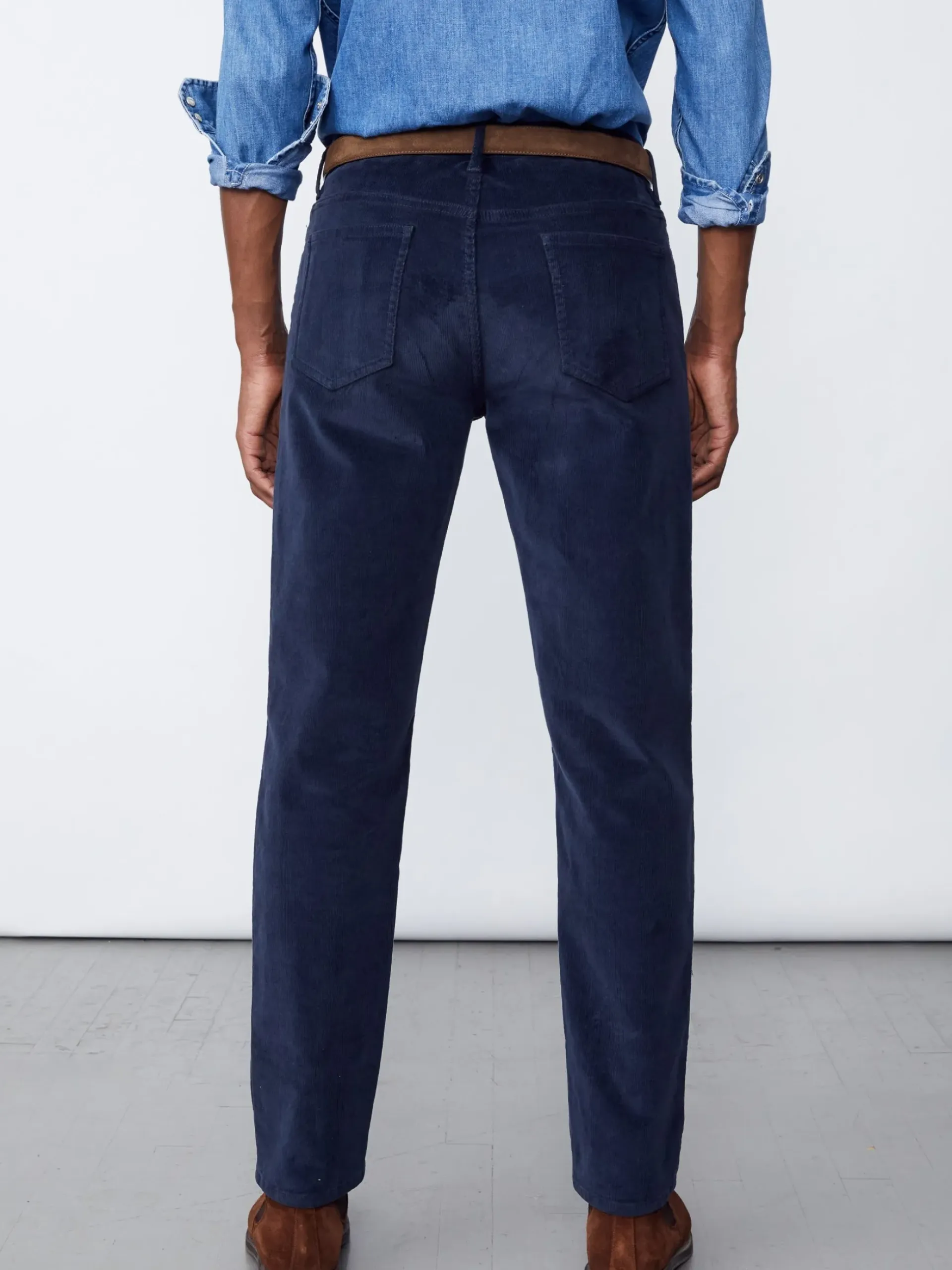 J.McLaughlin Parker Corduroy Pants BlueSlate Sale