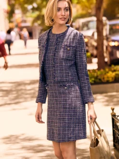 J.McLaughlin Pemille Tweed Jacket BlackMulti New