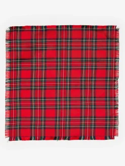 J.McLaughlin Pocket Square in Plaid RedMulti Online