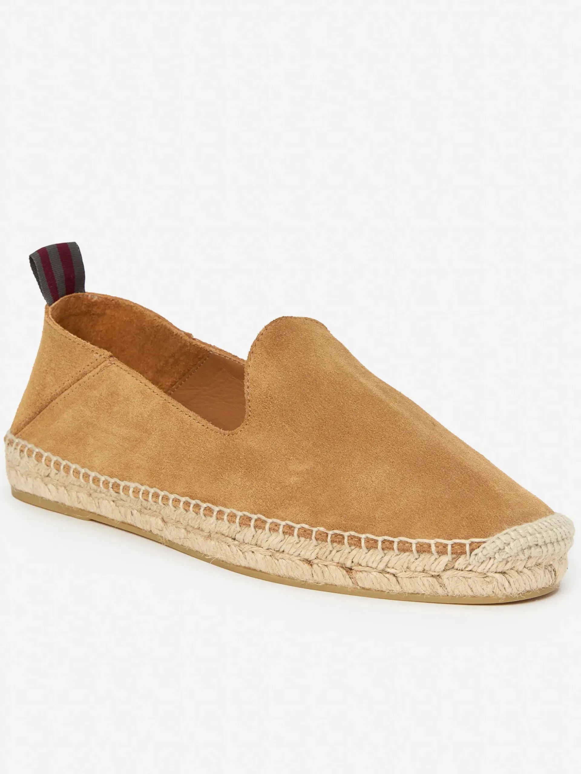 J.McLaughlin Rafe Suede Espadrilles Caramel Sale