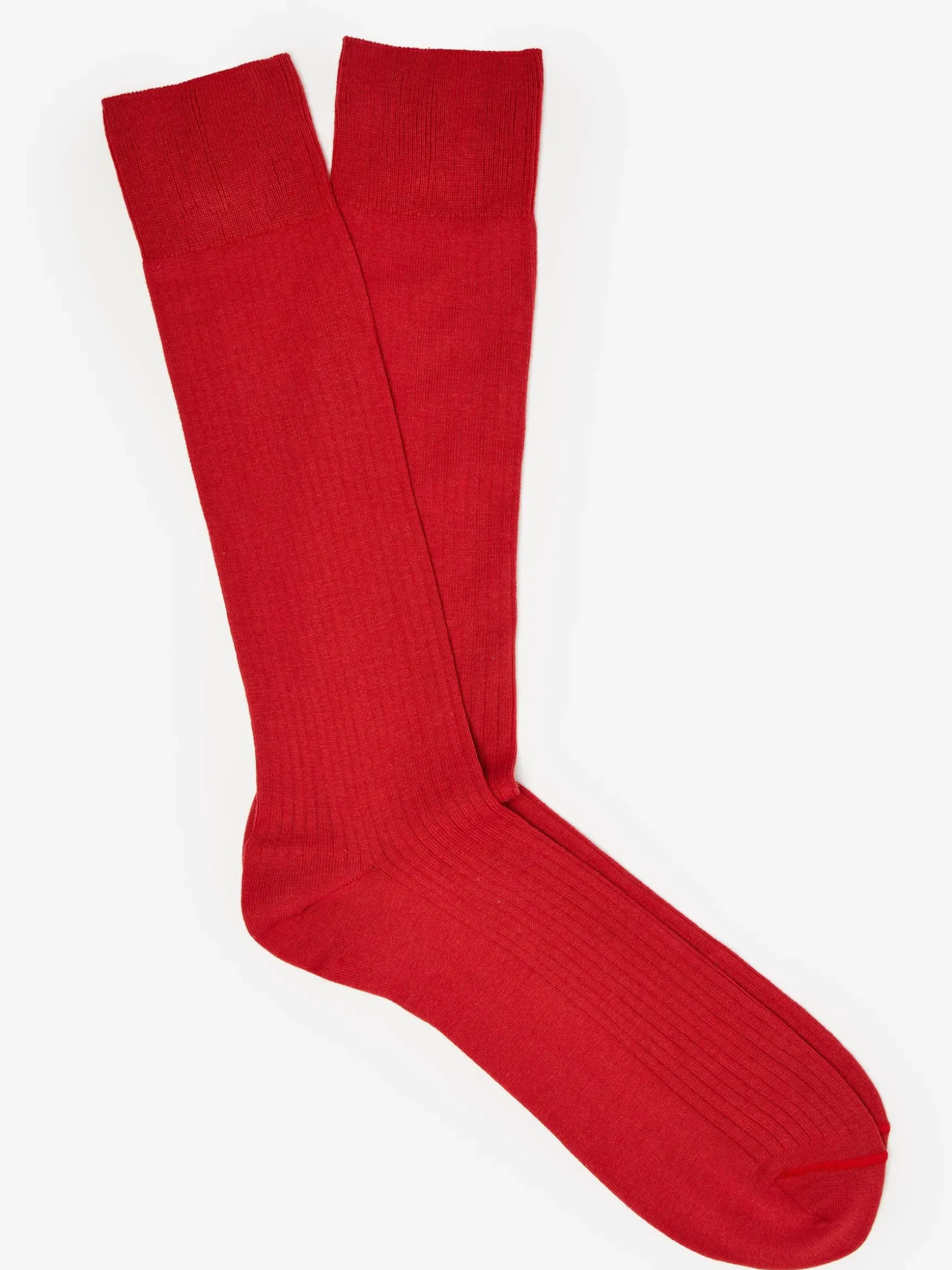 J.McLaughlin Ribbed Socks Red Online