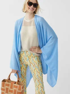 J.McLaughlin Rossi Cashmere Wrap LightBlue Discount