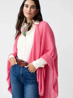 J.McLaughlin Rossi Cashmere Wrap Rose Fashion