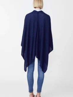 J.McLaughlin Rossi Cashmere Wrap Navy New