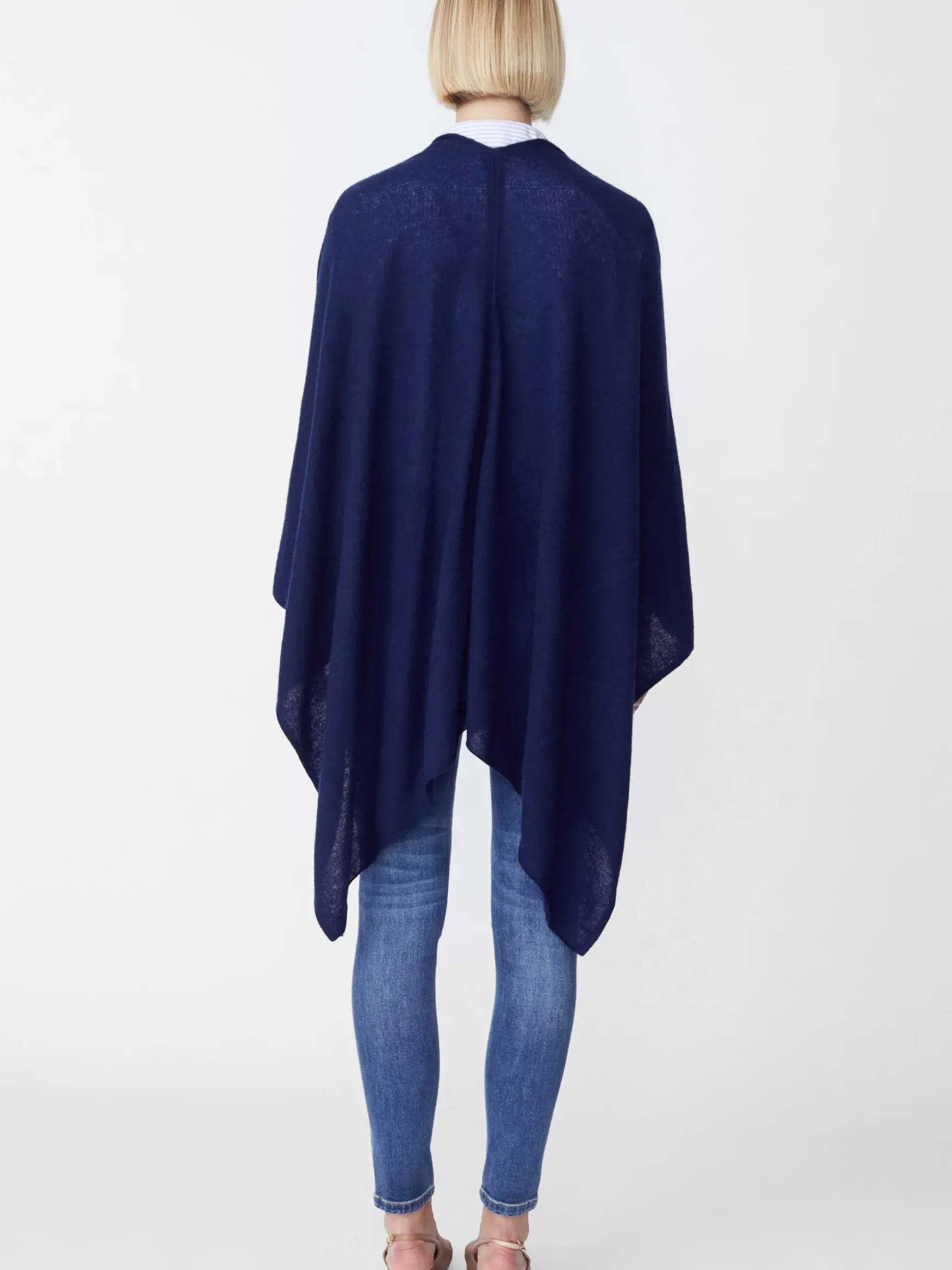 J.McLaughlin Rossi Cashmere Wrap Navy New