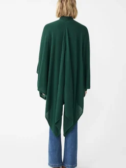 J.McLaughlin Rossi Cashmere Wrap EmeraldGreen Sale
