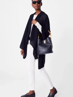 J.McLaughlin Rossi Cashmere Wrap Black Best
