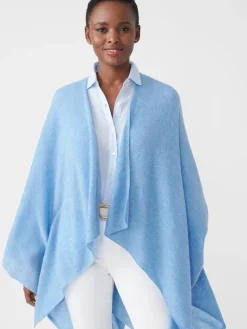 J.McLaughlin Rossi Cashmere Wrap IndigoBlue Outlet