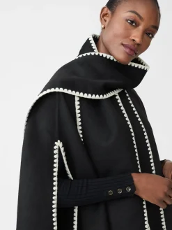 J.McLaughlin Sabrina Cape Black Best