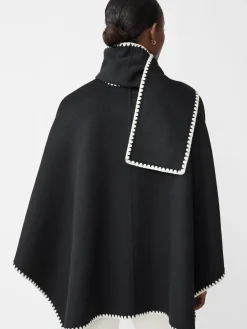 J.McLaughlin Sabrina Cape Black Best