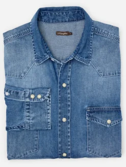 J.McLaughlin Scotto Denim Shirt LightDenim New