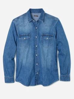 J.McLaughlin Scotto Denim Shirt LightDenim New